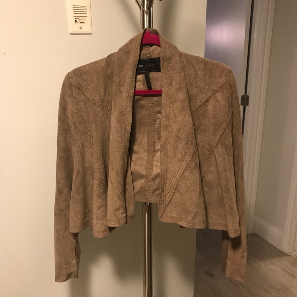 BCBC Faux Suede Jacket XXS - Picture 2 of 3